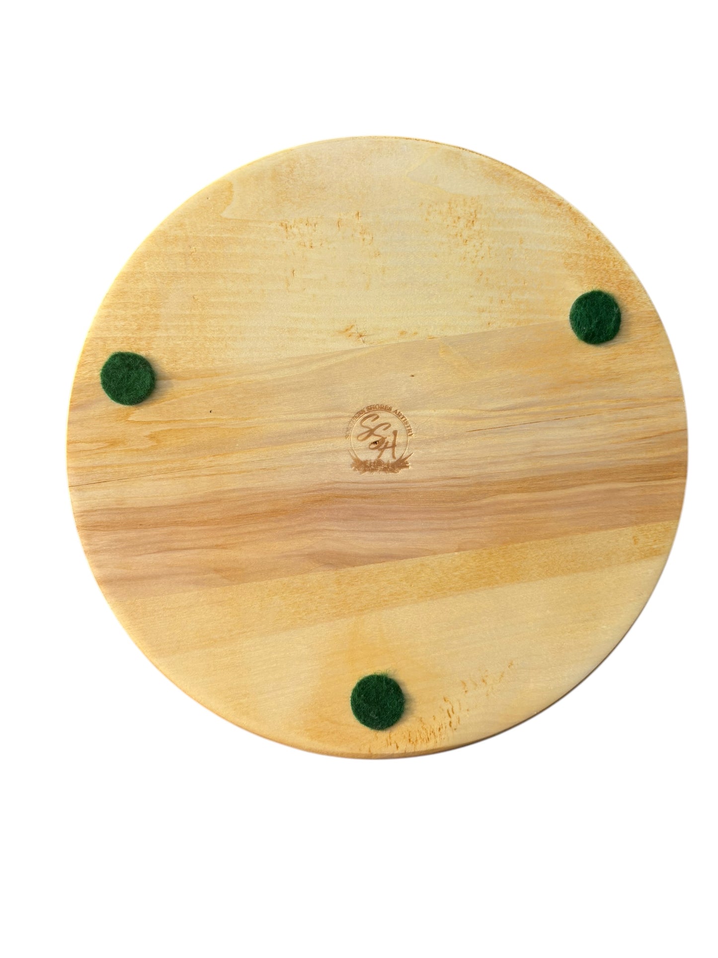 Hand Crafted Wooden Decorative Ocean Bowl