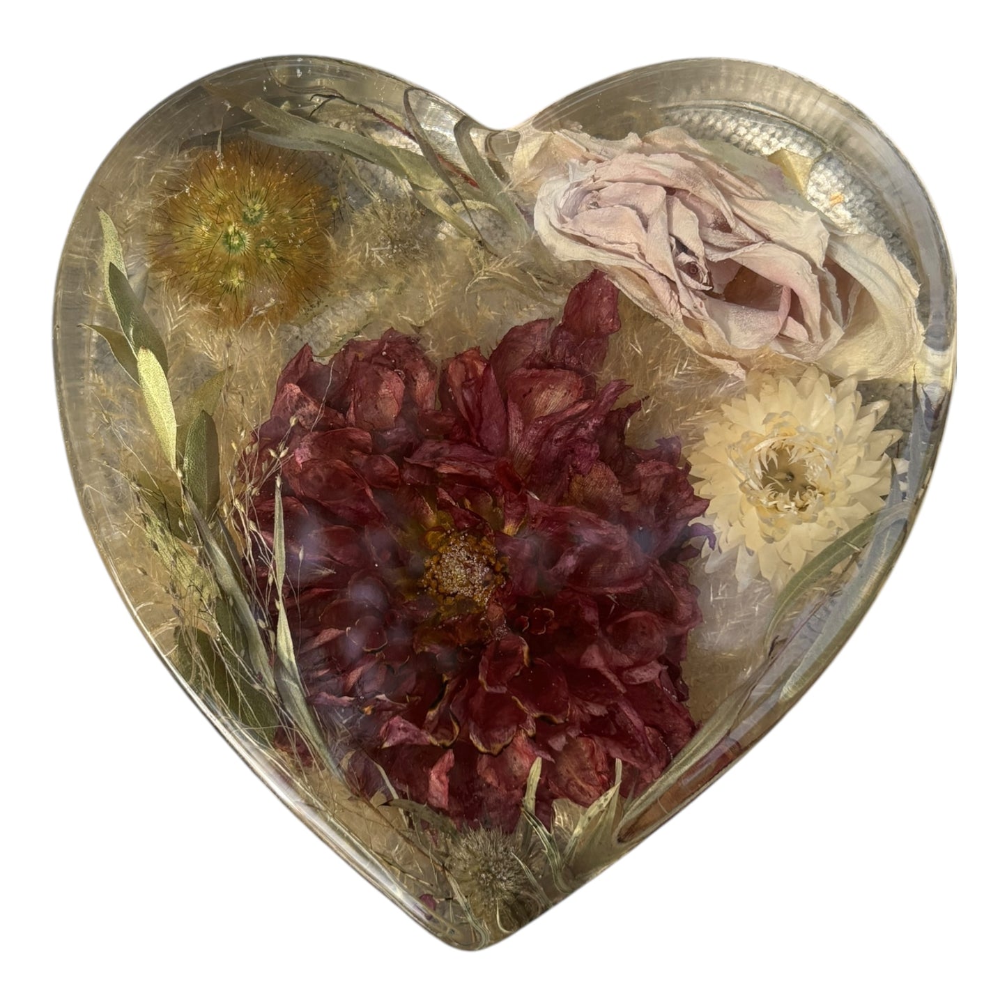 Memorial Heart Book Ends