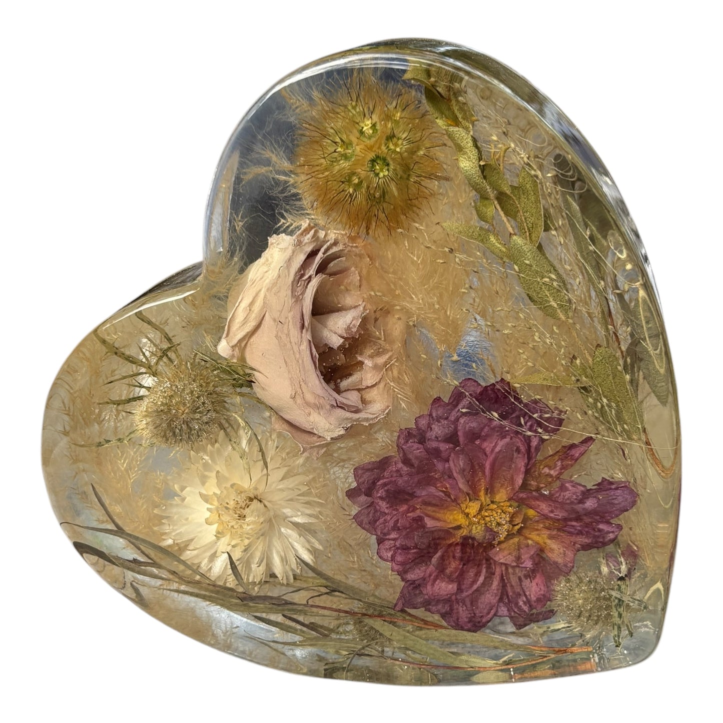 Memorial Heart Book Ends