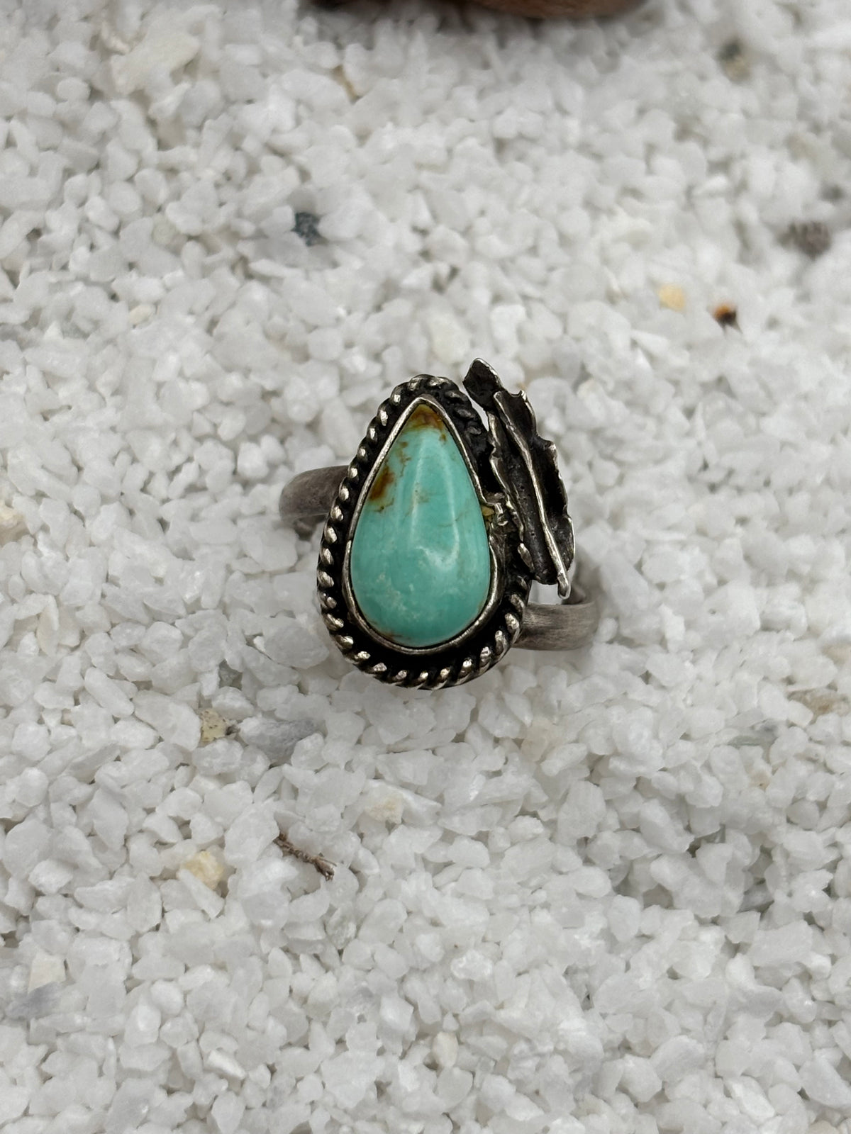 Hachita Sterling Adjustable Ring detail
