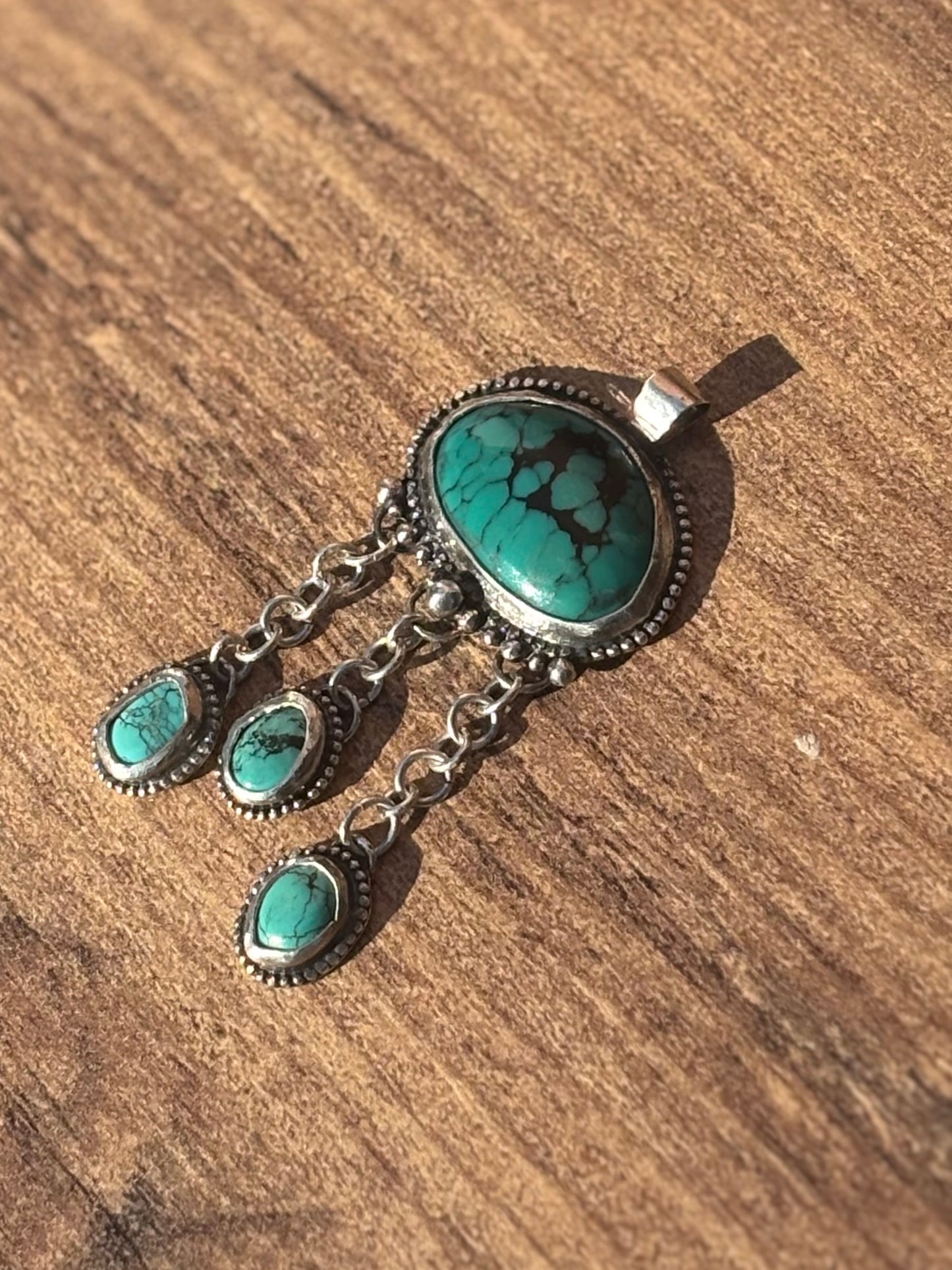 Hubei Turquoise Pendant Oval