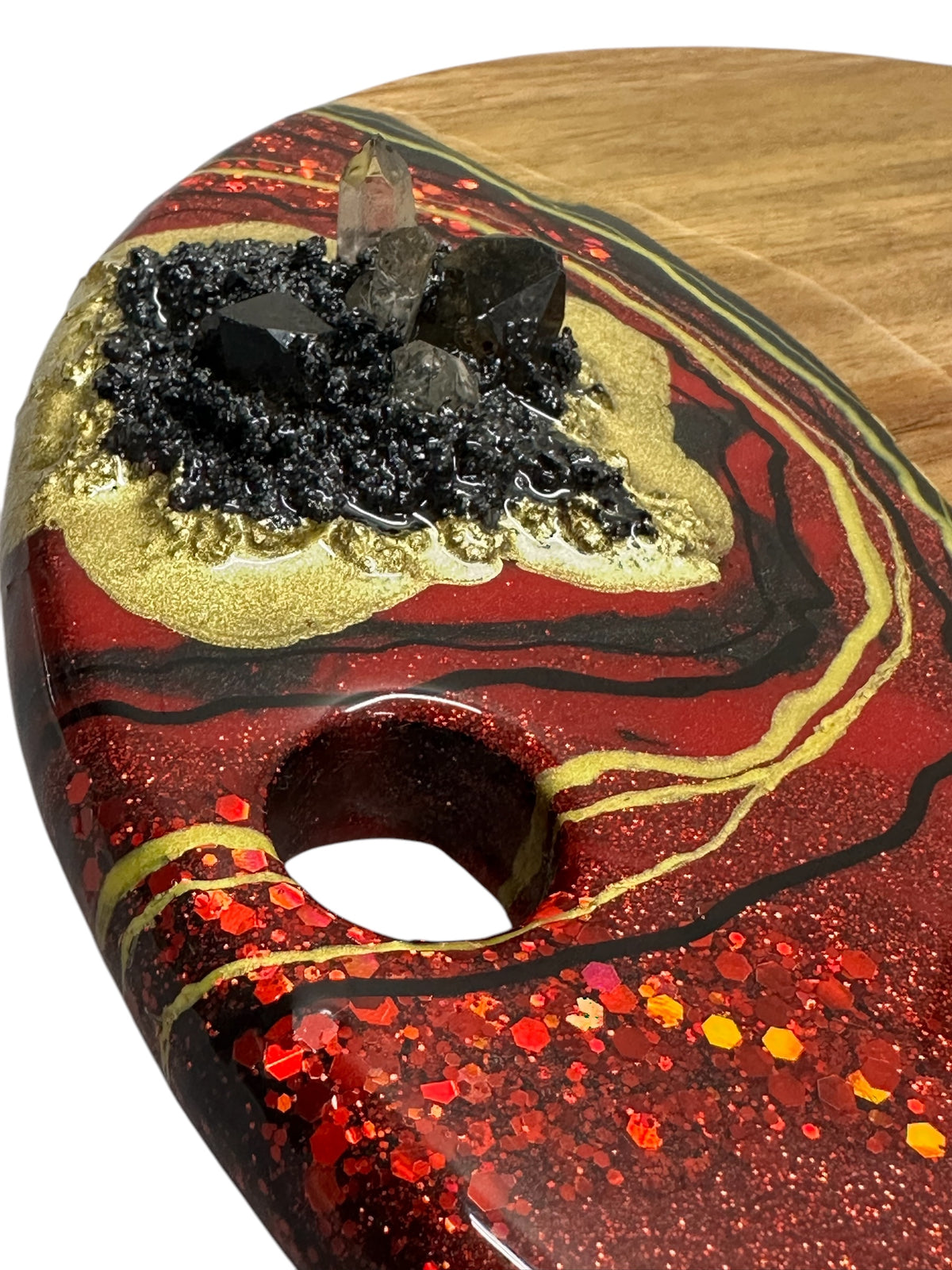 Ruby and Gold Charcuterie Board
