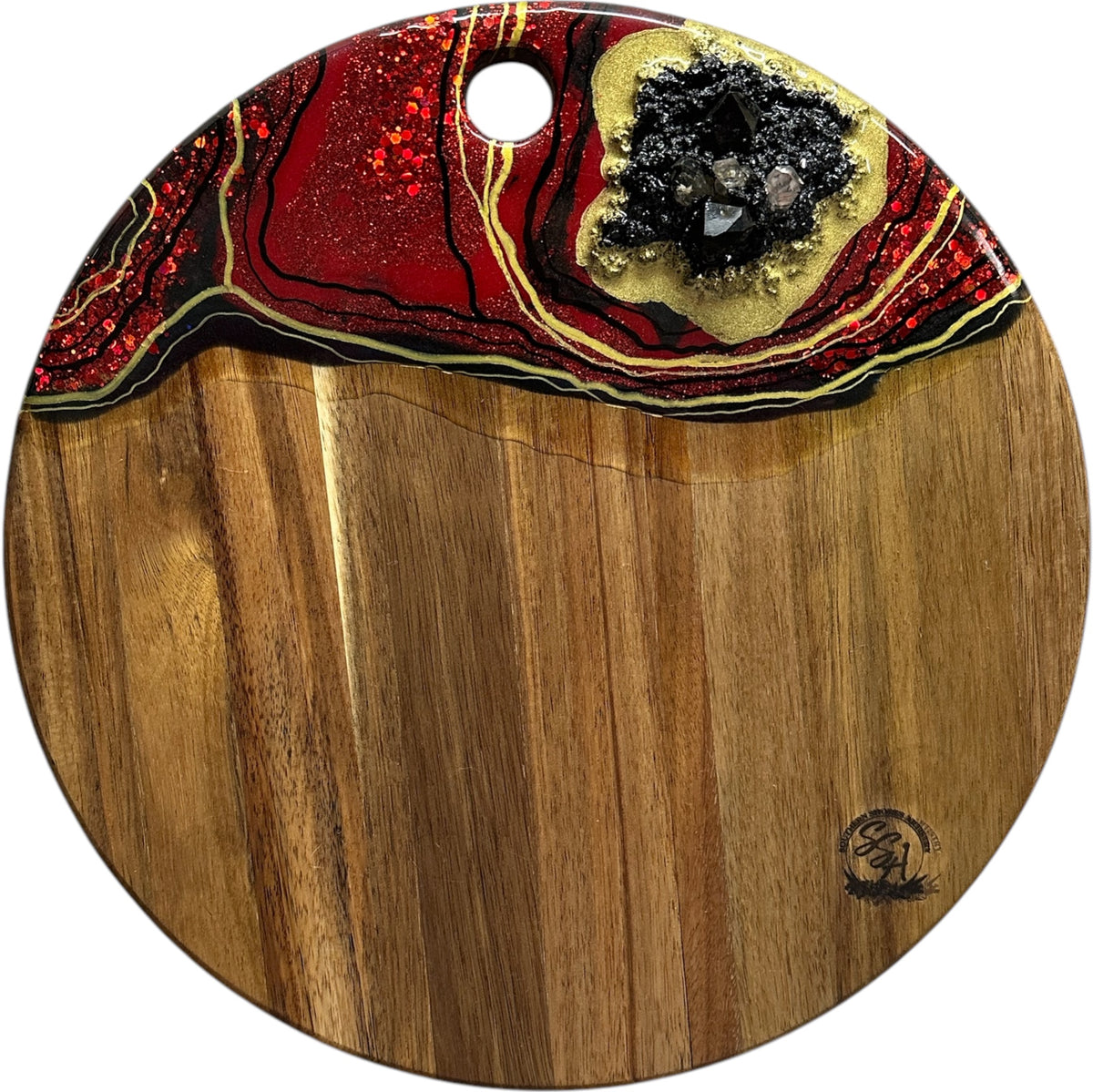 Ruby and Gold Charcuterie Board