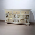 Geode Dresser Cream and Gold