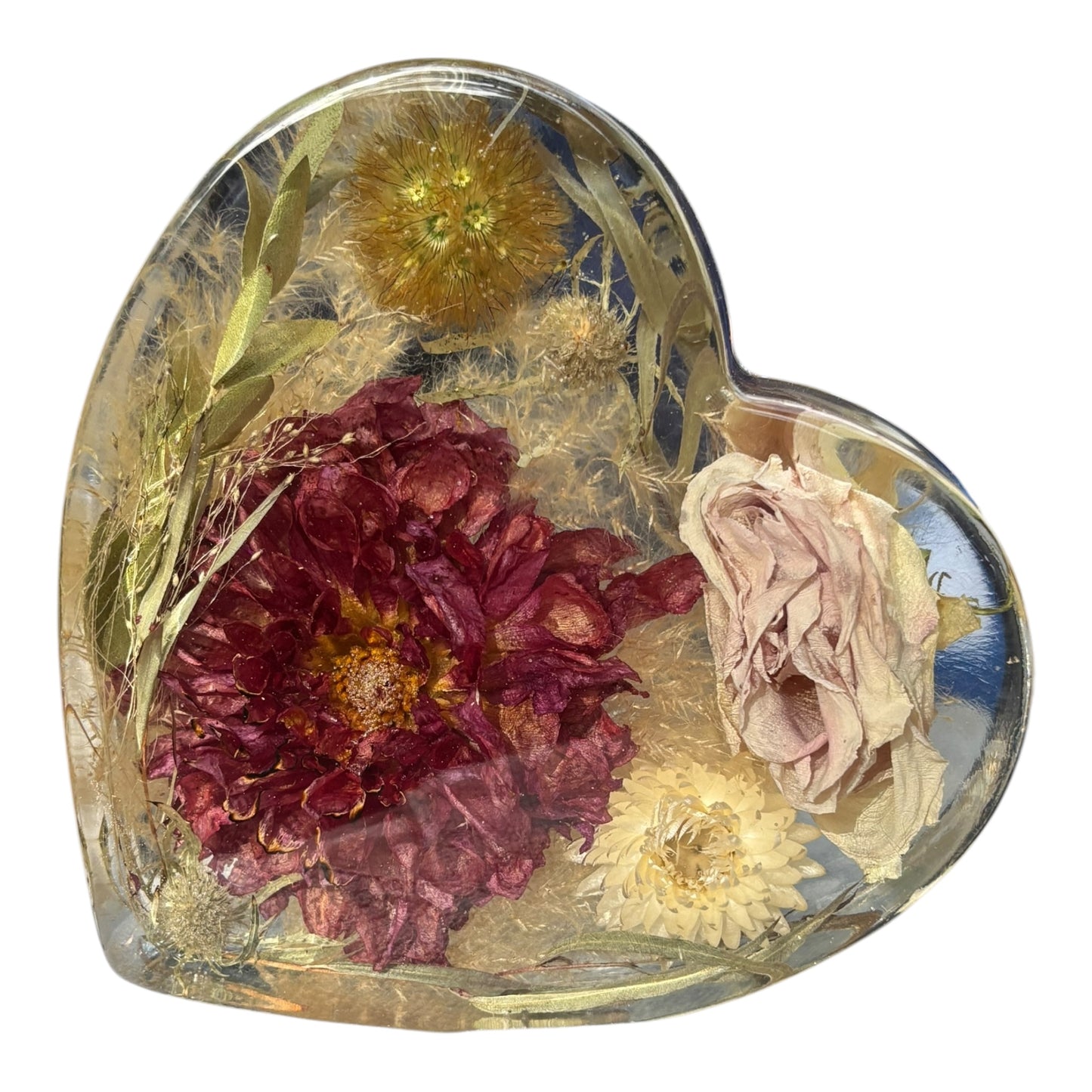 Memorial Heart Book Ends
