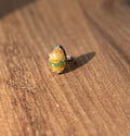 Hachita Ribbon Turquoise Teardrop Sterling Silver Ring – Adjustable Band