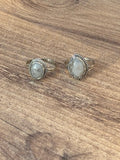 Quartz Split Shank Teardrop Ring