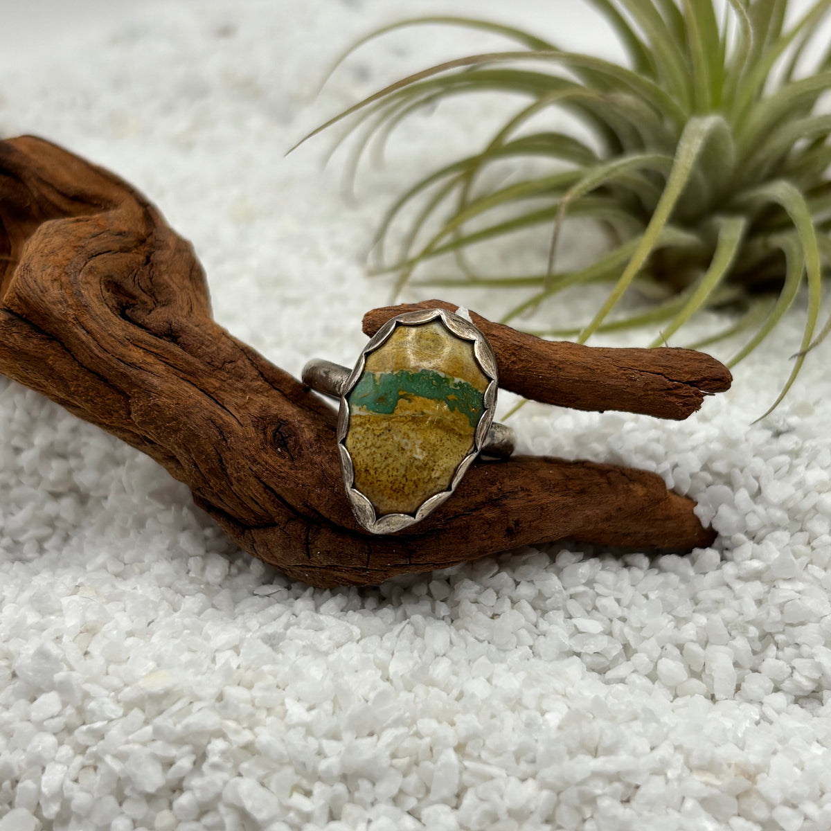 Royston Ribbon Turquoise Ring