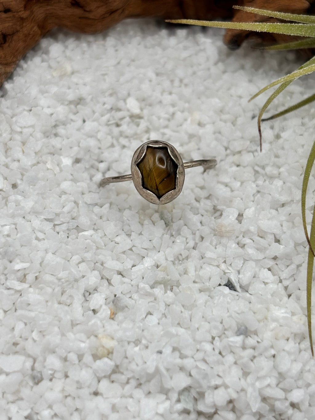 Tiger's Eye Ring detail