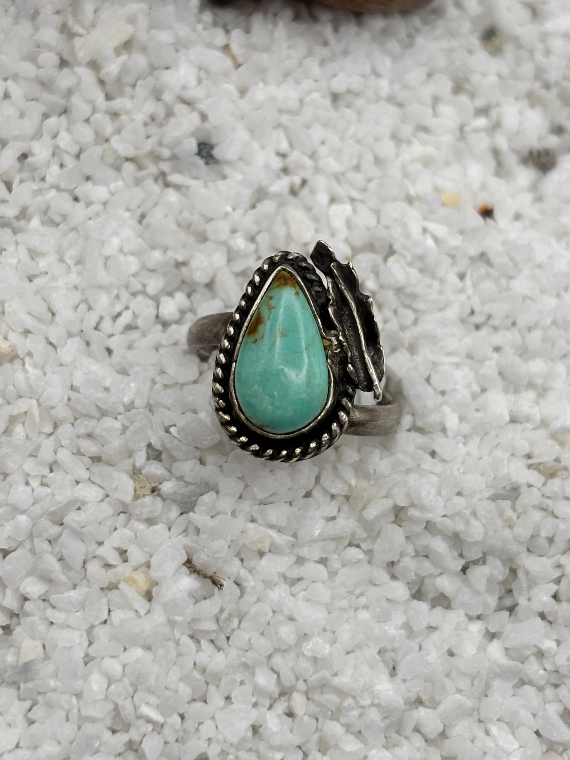 Hachita Sterling Adjustable Ring detail