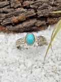 Petit Turquoise Stacker Ring