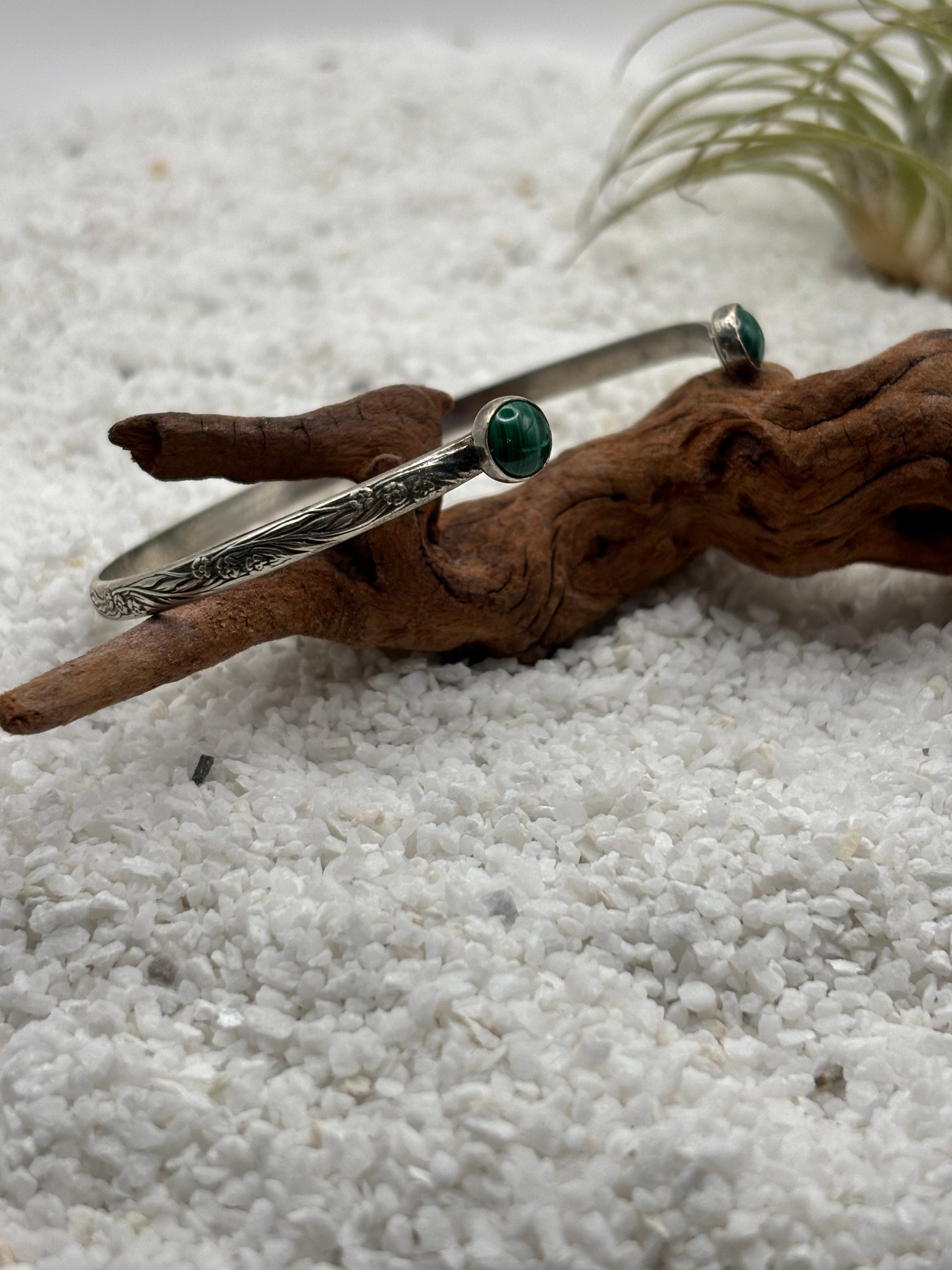Malachite Open Cuff Bracelet