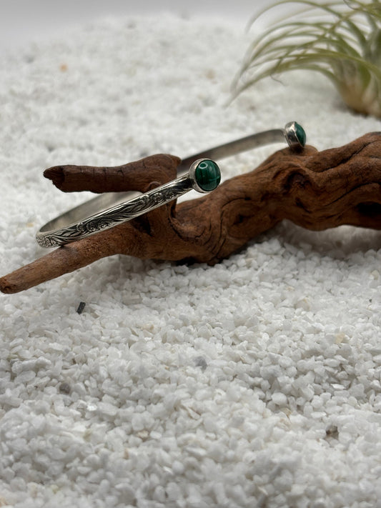 Malachite Open Cuff Bracelet
