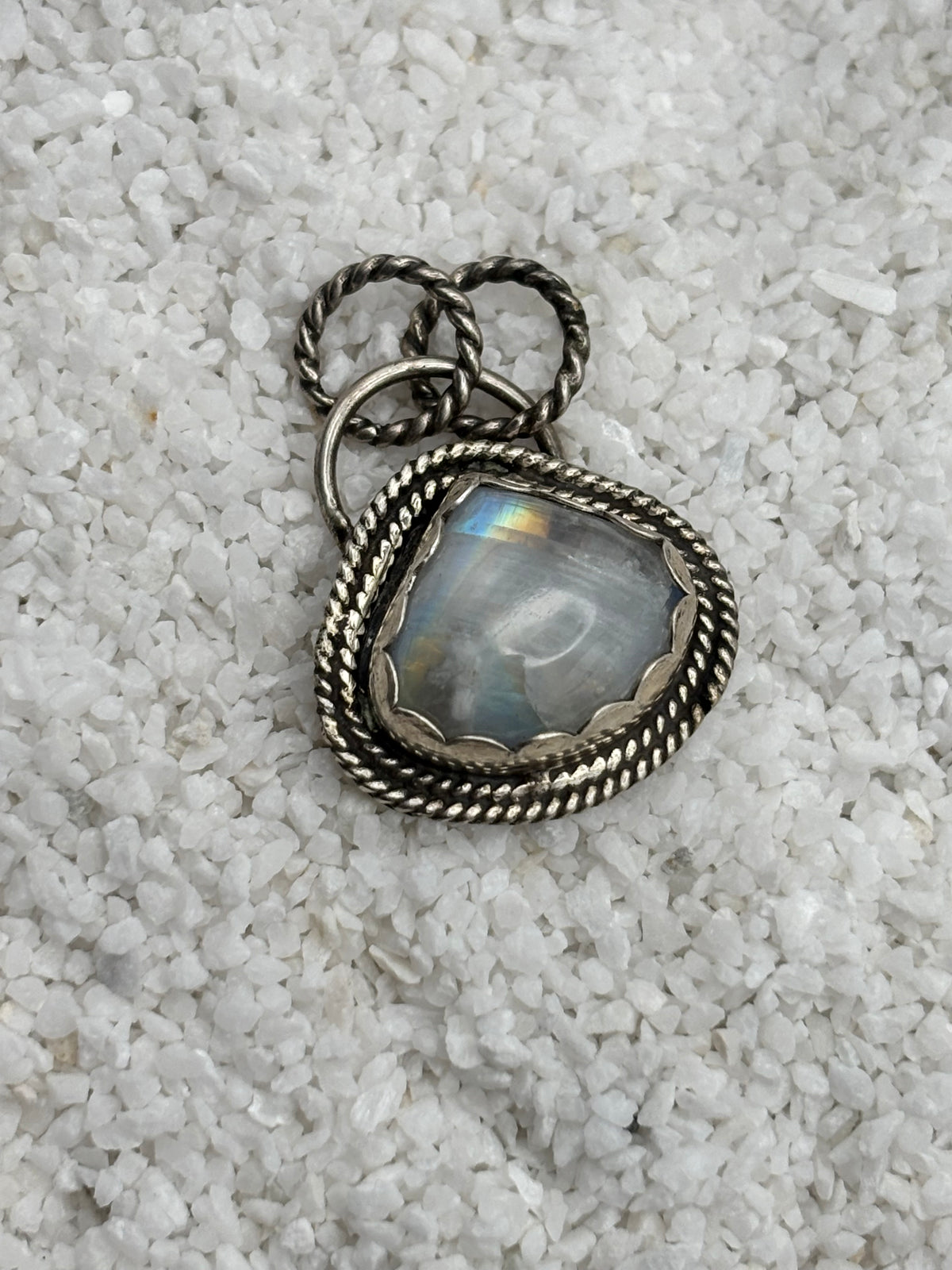 Rainbow Moonstone Pendant