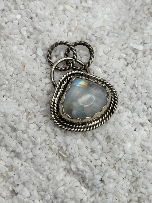 Rainbow Moonstone Pendant