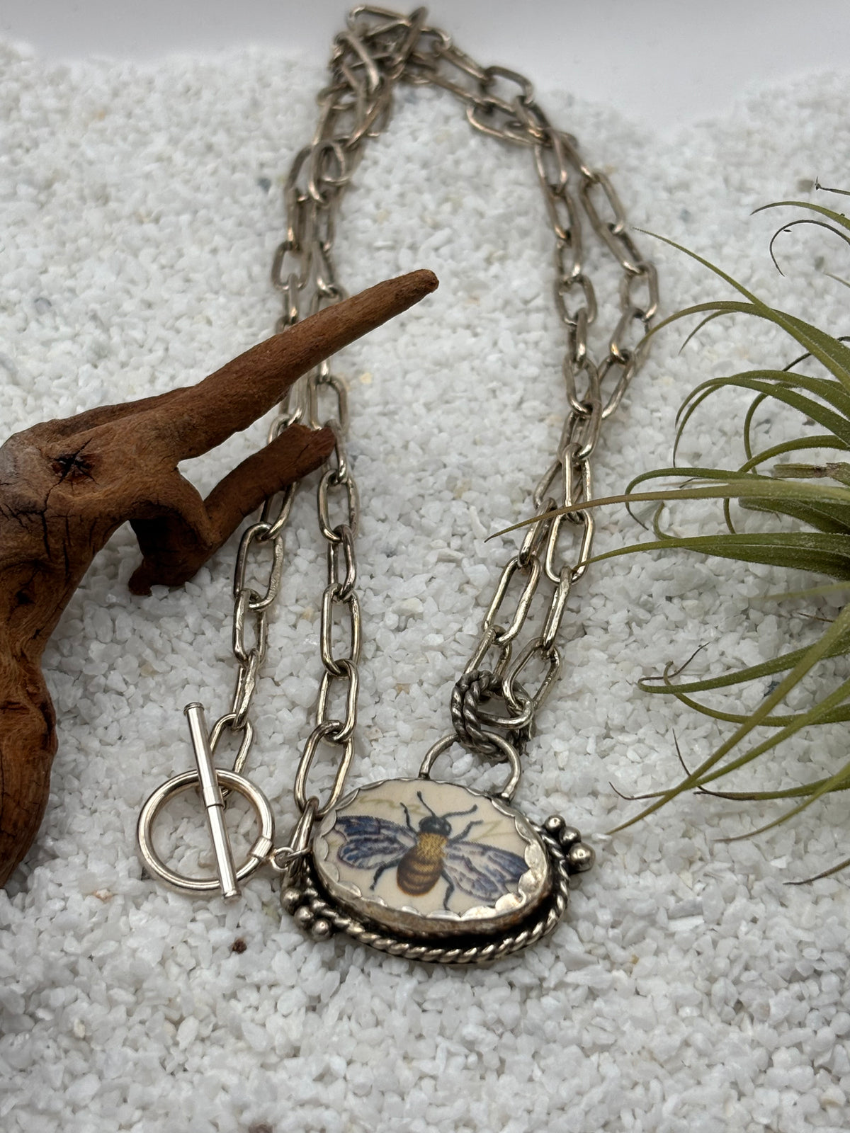 Bee Necklace detail