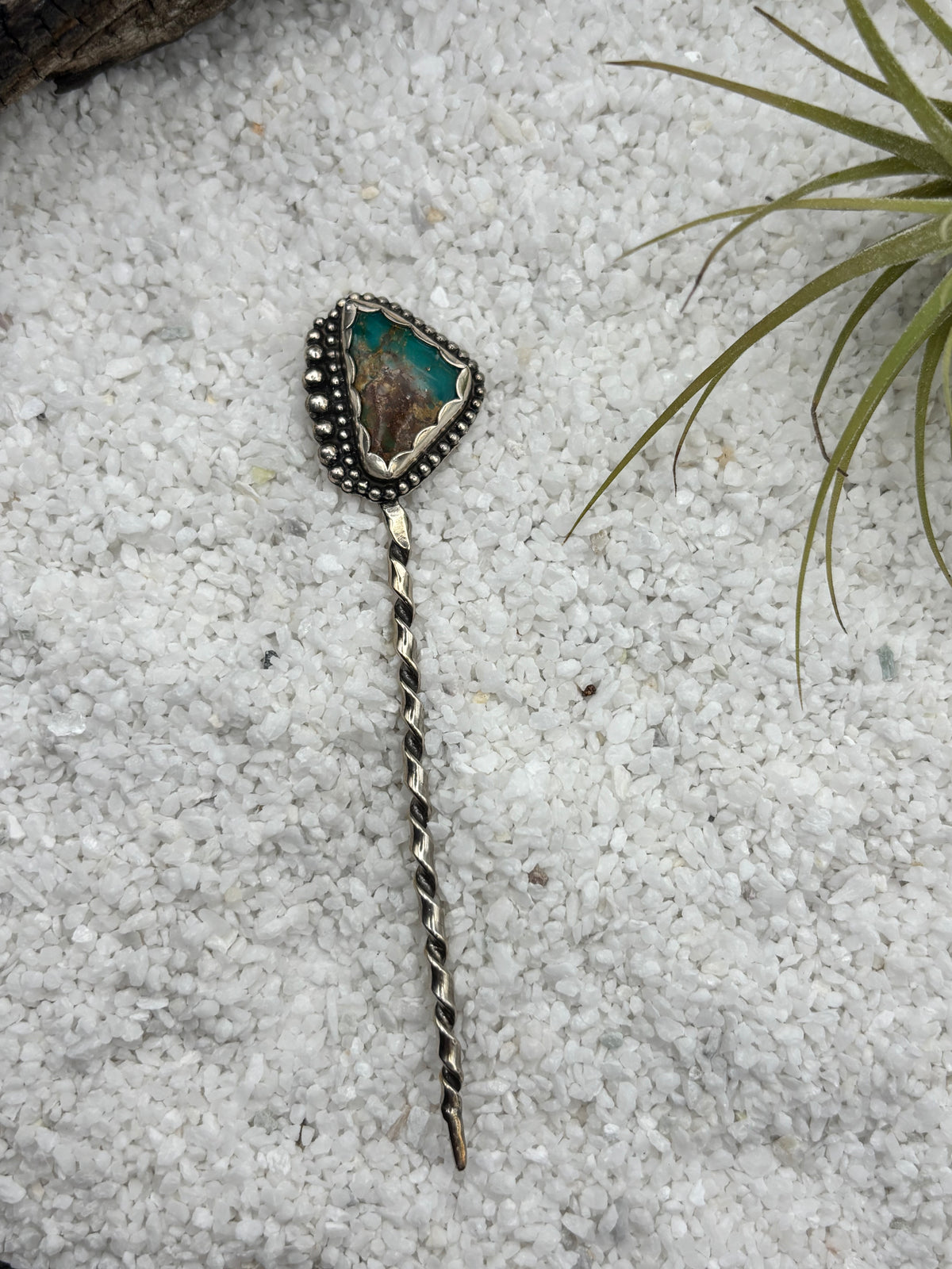 Single Turquoise Hat Pin