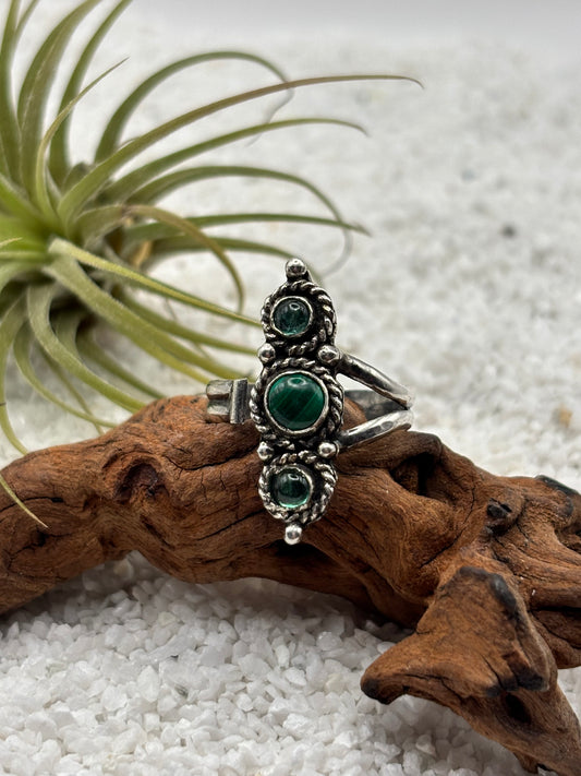 Malachite Stacked Ring