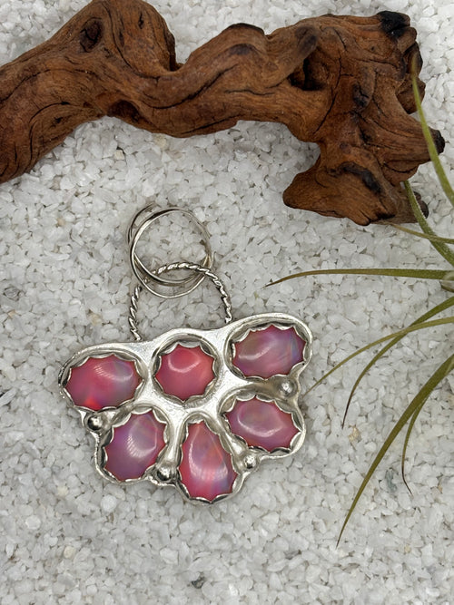 Aurora Opal Cluster Pendant