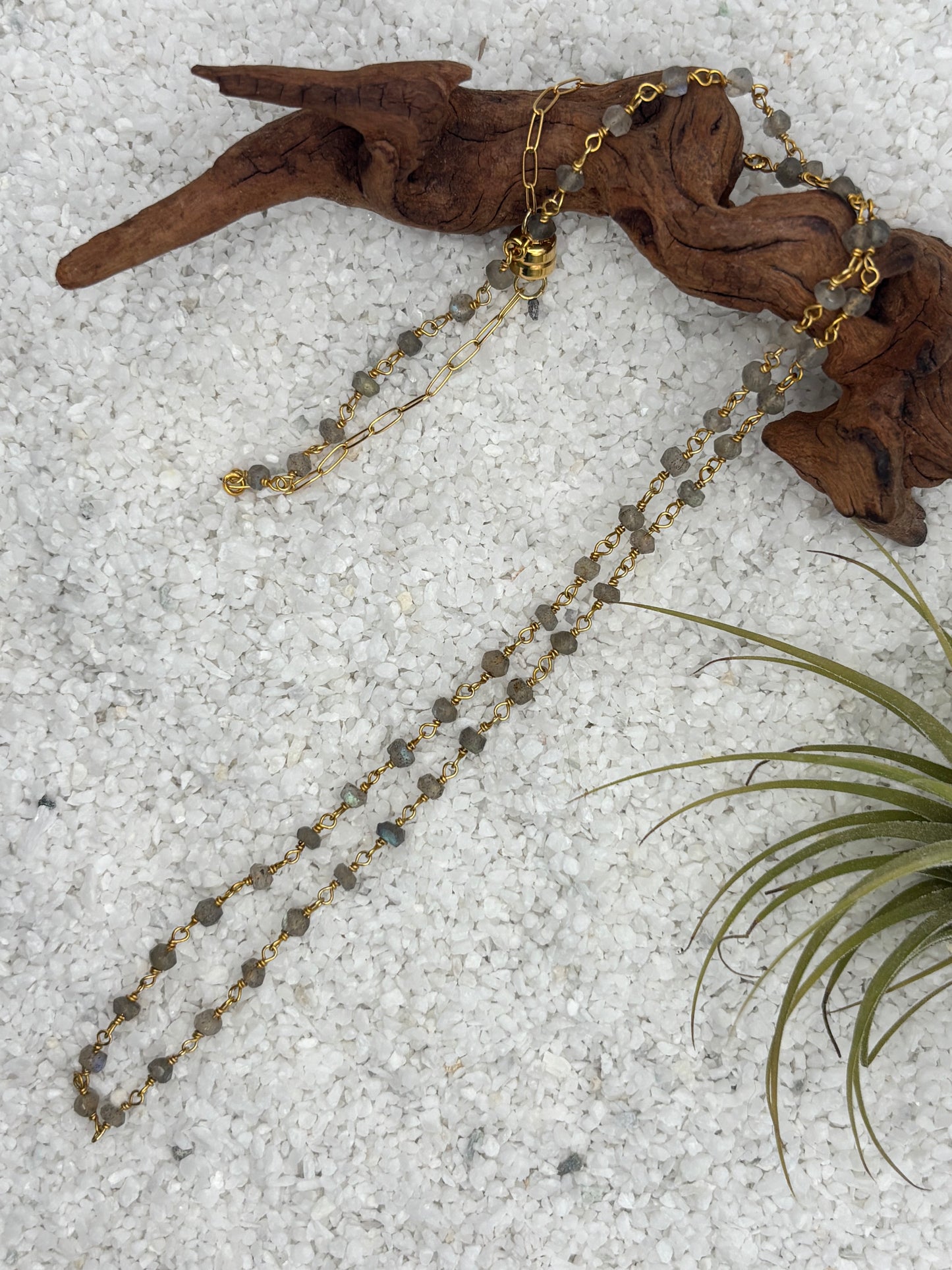 Labradorite Chain Necklace