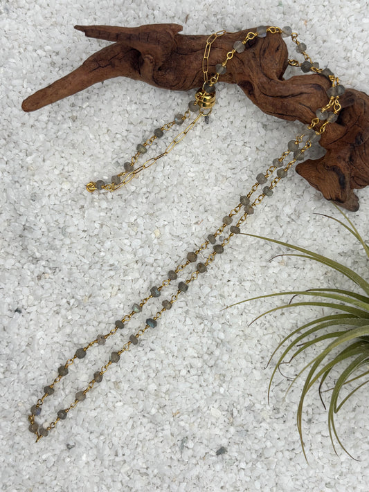Labradorite Chain Necklace