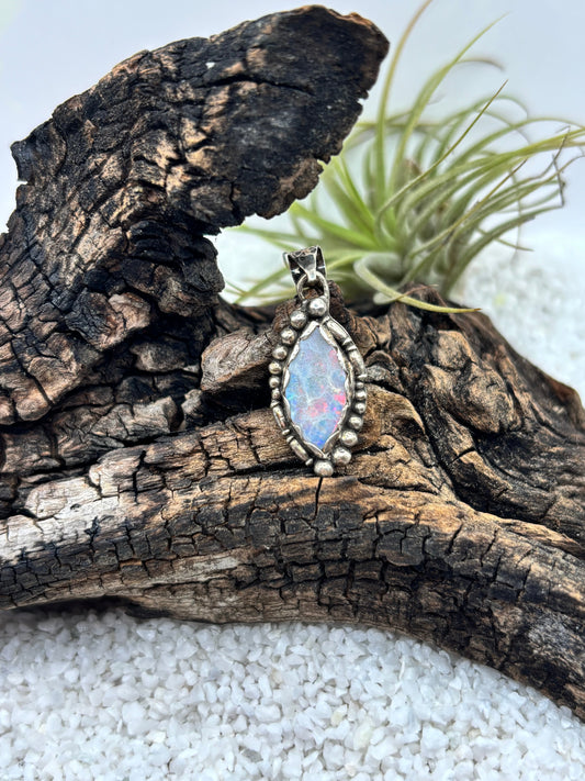 Australian Opal Marquise Pendant