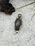 Black Aventurine Coffin Pendant