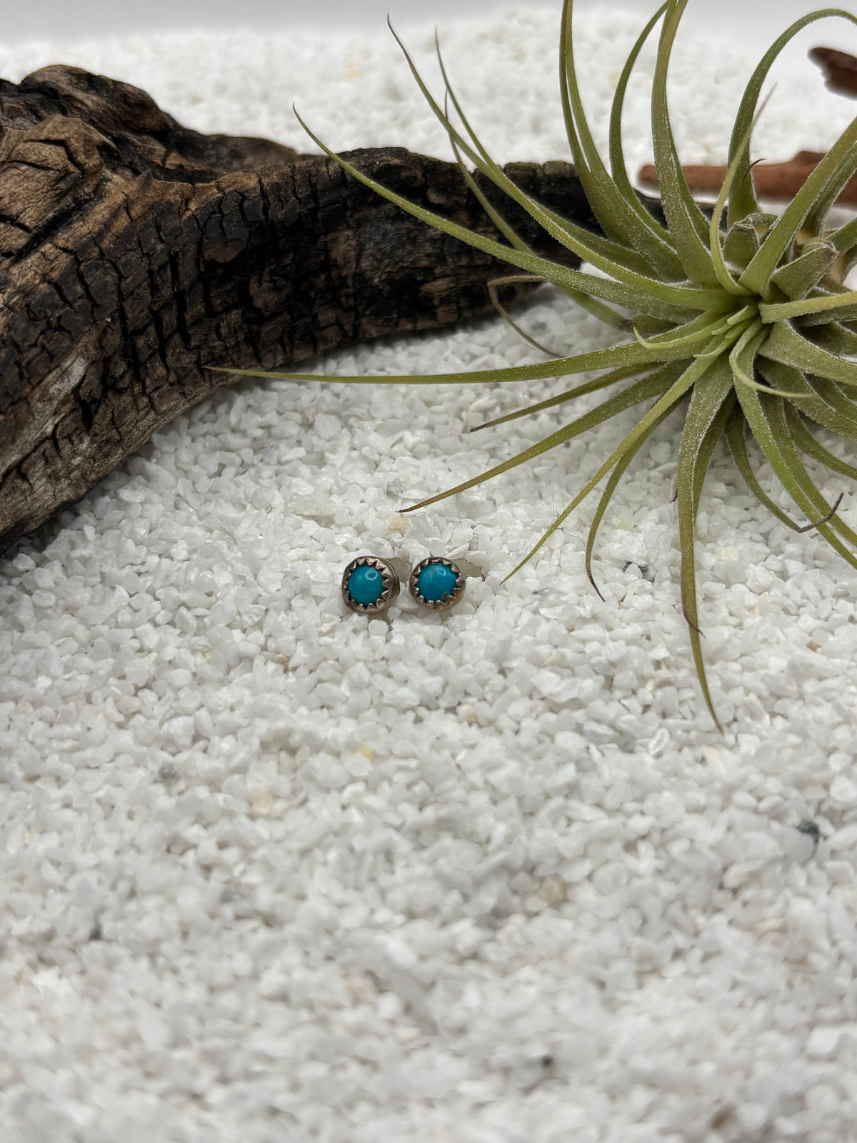 Petit Turquoise Stud side