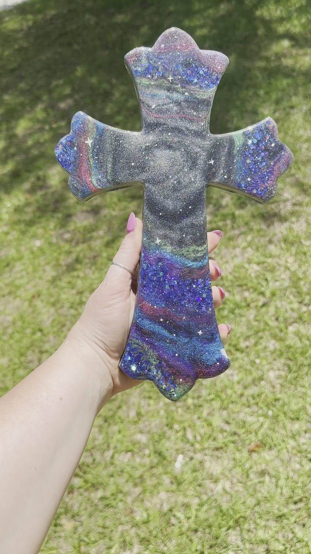 Milky Way Scalloped Cross