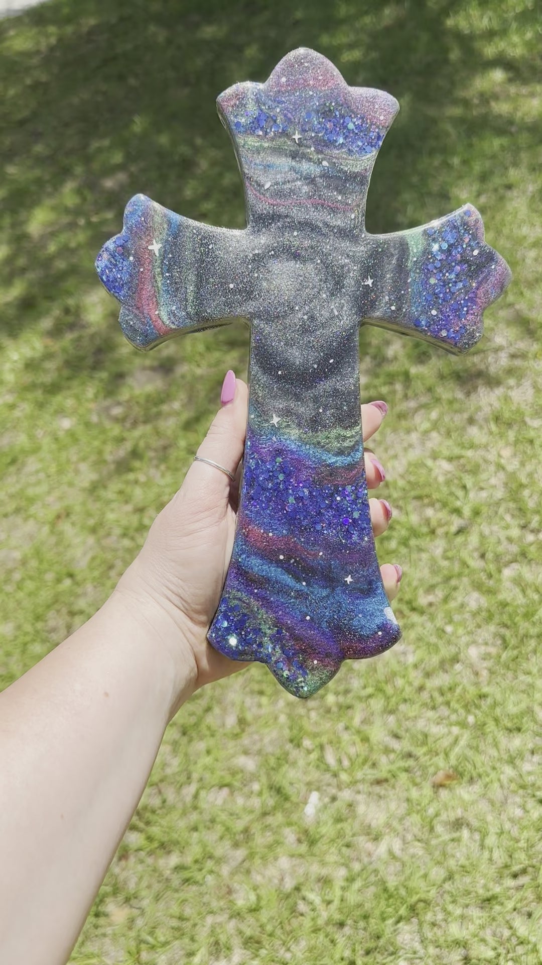 Milky Way Scalloped Cross